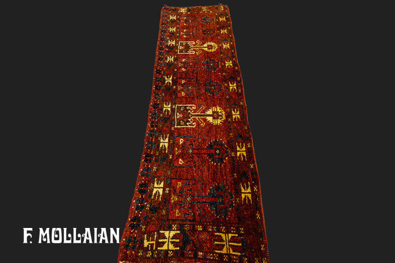 Antique Turkmen Torba Rug n°:87808104